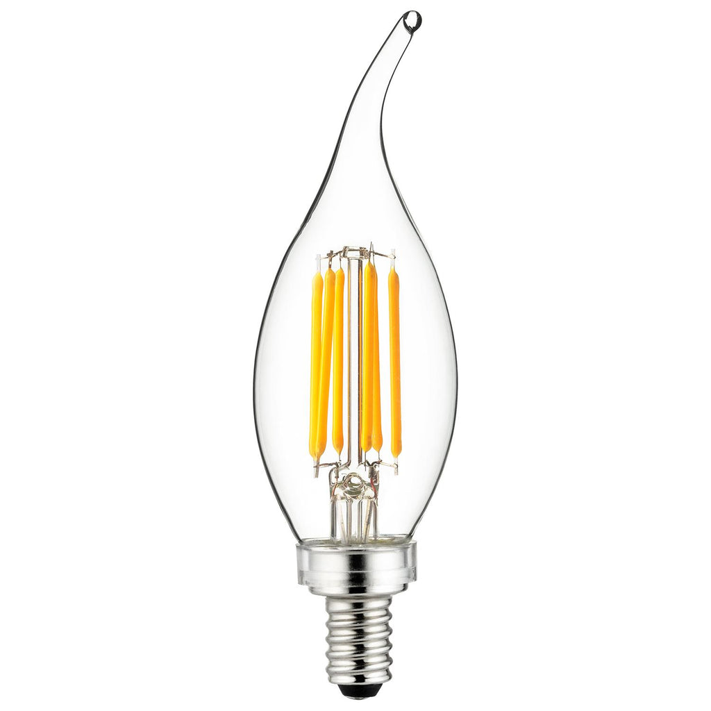 LED - Filament Chandelier - 5 Watt - 600 Lumens  - Warm White - 2700 Kelvin