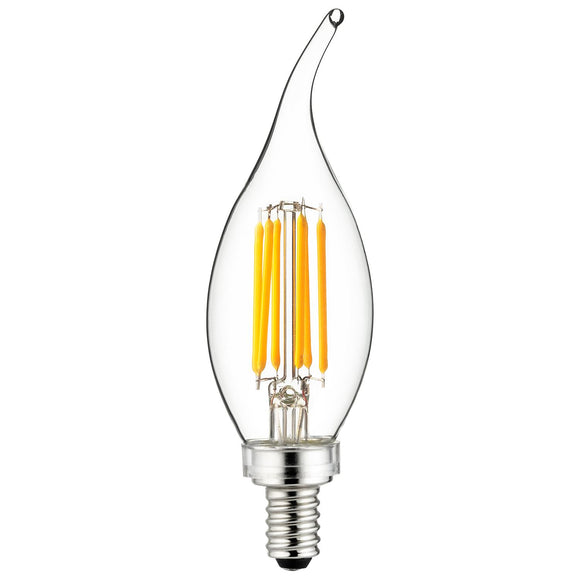 LED - Filament Chandelier - 5 Watt - 600 Lumens  - Warm White - 2700 Kelvin