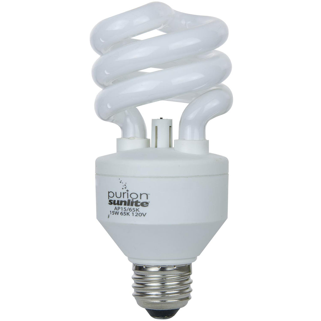 Compact Fluorescent - Purion Air Purification Spiral - 15 Watt - 900 Lumens  - Daylight - 6500 Kelvin