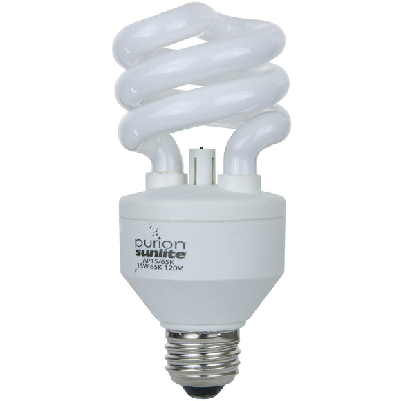 Compact Fluorescent - Purion Air Purification Spiral - 15 Watt - 900 Lumens  - Daylight - 6500 Kelvin