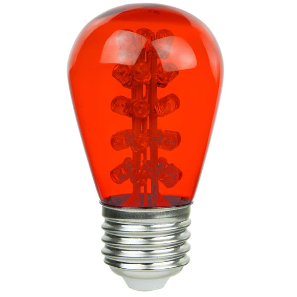 LED - Colored Series - 1.1 Watt - 25 Lumens  - Red - Red