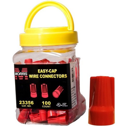 Morris Products 23356 Red Easy Cap Sm Jar