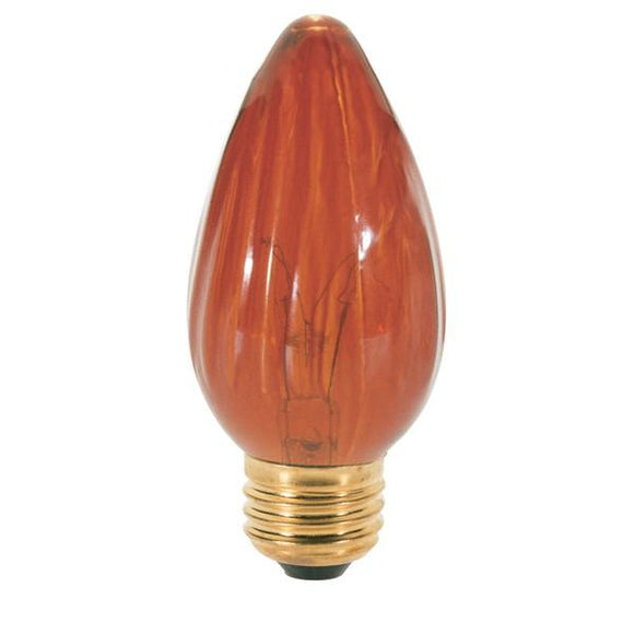 Satco S3374 Incandescent Holiday Light F10 Amber