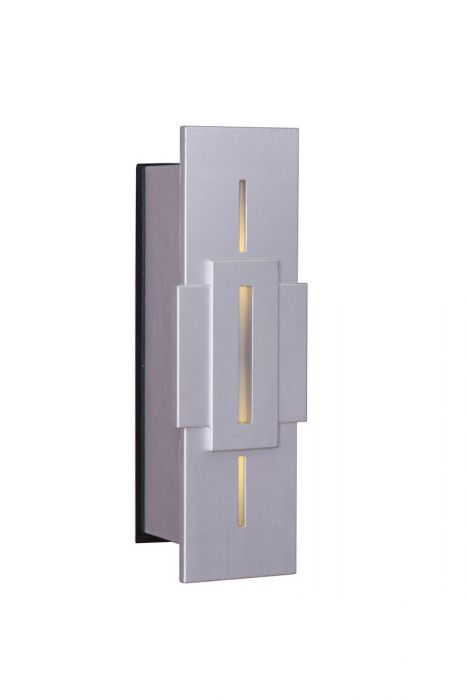 Craftmade TB1040-BN -  Lighted Touch Button - LED Stacked Rectangles - Brushed Nickel