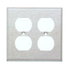 Morris Products 83832 SS 2 Gang Receptacle Metal#304