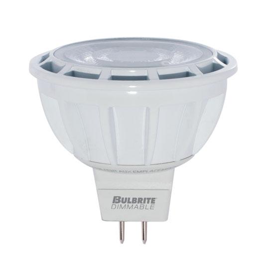 Bulbrite 771308 8 Watt MR16 LED White Wide Flood Dimmable