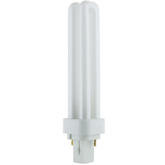 Plug-In - PLD 2-Pin Double U-Shaped Twin Tube - 18 Watt - 1080 Lumens  - Warm White - 2700 Kelvin