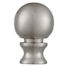 Westinghouse 7000600 Classic Ball Lamp Finial Brushed Nickel Finish