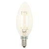 Westinghouse 5059100 Filament LED B11 Decorative Dimmable Light Bulb - 2.5 Watt - Clear - 2700 Kelvin - E12 Base
