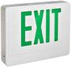 Morris Products 73024 Green LED Wh Remote Exit Sign