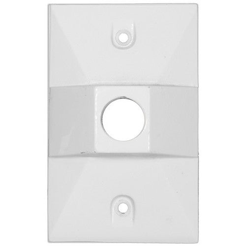 Morris Products 37312 Lamphdr Cover 1-1/2 Hole White