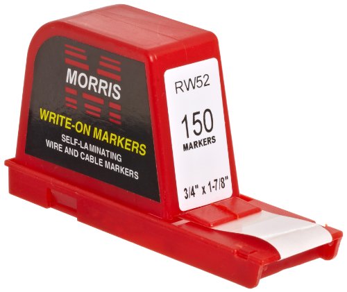 Morris Products 21234 3/4 inch x 1-7/8 inch Write & Wrap Disp