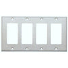Morris Products 83140 SS 4 Gang GFCI Metal