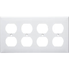 Morris Products 81441 Wh 4 Gang Duplex Receptacle