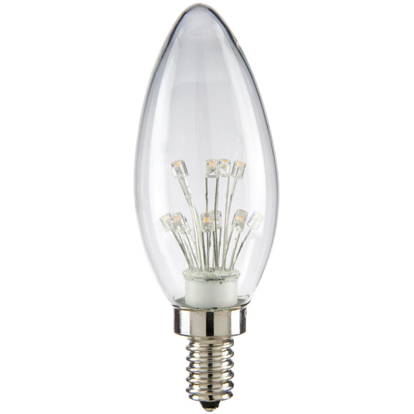 LED - Star Filament - 1 Watt - 120 Lumens  - Warm White - 2700 Kelvin