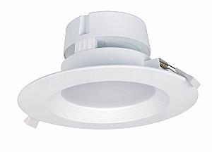 Satco S9027 - LED Downlight Retrofit - 5-6 Inch - 9 Watt - 3000 Kelvin - White Finish