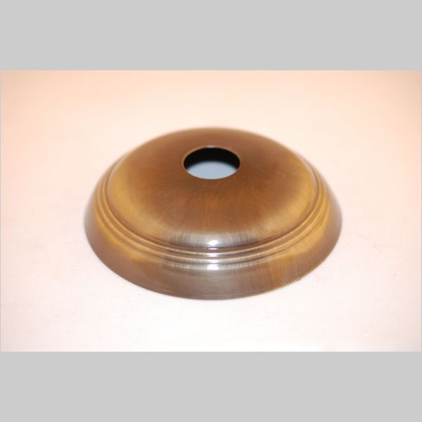 Kirks Lane-63334 - 5" Antique spun solid brass canopy w/1 1/16" CH