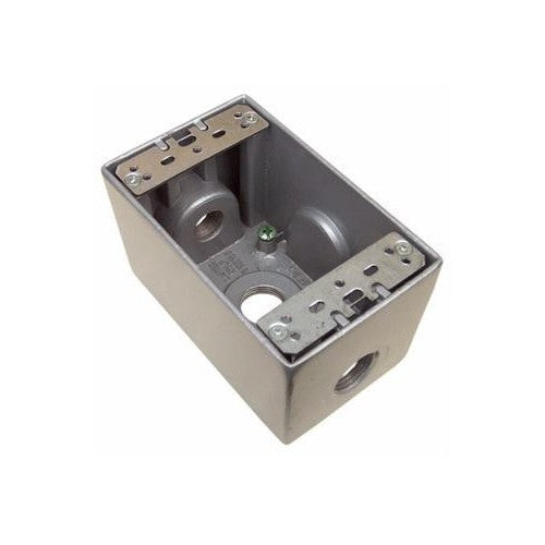 Morris Products 36090 WP Deep Box 3-1/2 inch Holes Gray