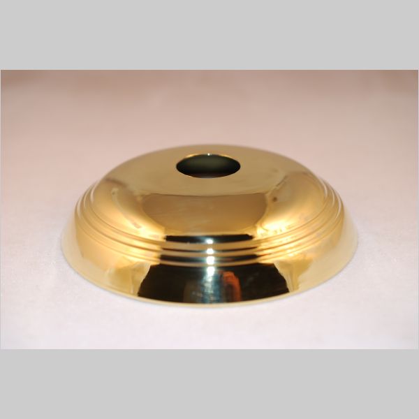Kirks Lane-63331 - 5" solid brass canopy polished brass