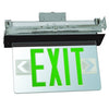 Morris Products 73337 Green Panel Blk Recess Edge Li