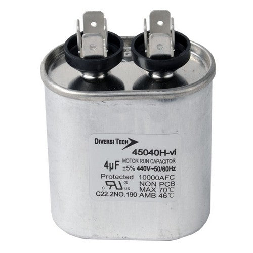 Morris Products T45040H Mtr. Run Cap,Oval, 4uf 440v