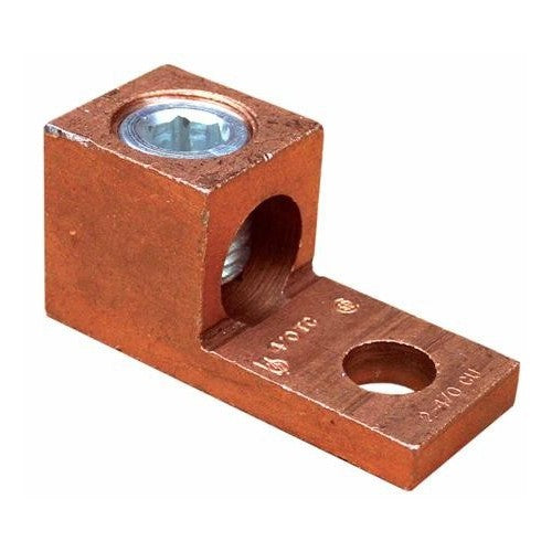Morris Products 90560 #6 Copper Mechanical Connector Extruded Style - One Conductor
