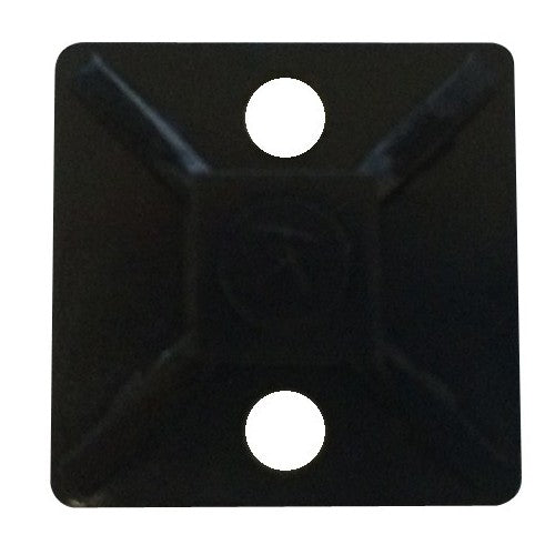 Morris Products 20395 Black Tie Mount 3/4 inch X 3/4 inch Mt (Pack of 100)