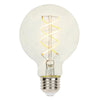 Westinghouse 5121000 Flexible Filament LED G25 Globe Dimmable Light Bulb - 5 Watt - Clear - 2700 Kelvin - E26 Base