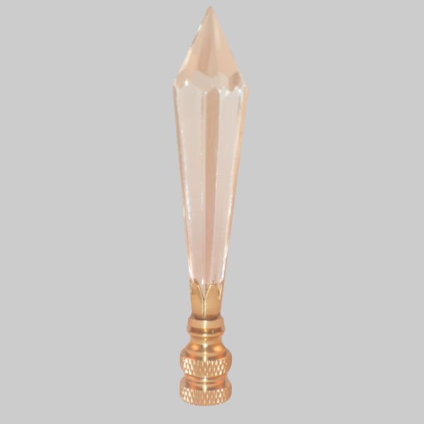 Kirks Lane-69696 - crystal spear finial3-1/2" hieght