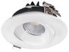 Lotus LED Lights AD-LED-4-S12W-5CCT-WH-LREY - 4 inch Round Venus Adjustable Recessed LED Downlight - 12 watt -Low Glare - 5CCT Selectable - White Finish