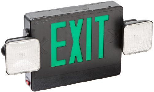 Morris Products 73037 Green LED Blk RemoteExit/Em Lt