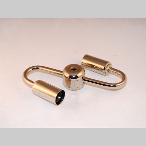 Kirks Lane-77929 - nickle plt candelabra "S" cluster wired