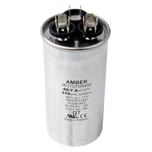 Morris Products T3GR7540 Mtr. Run Cap, Rnd, 40+7.5uf 370v