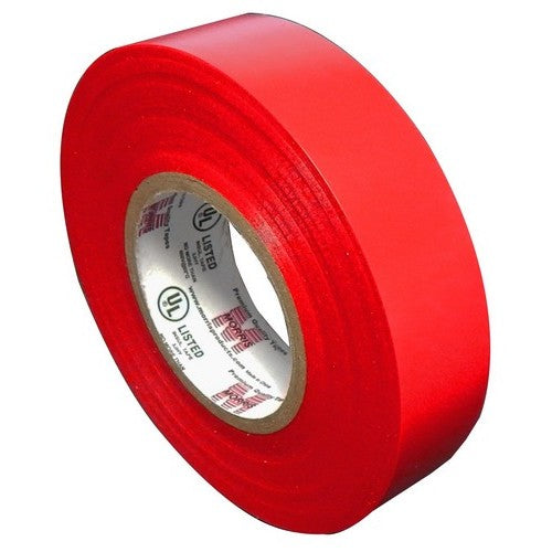 Morris Products 60010 7Milx3/4 inch x 60 ft PVC Tape Red