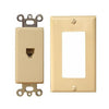 Morris Products 80160 2 Pc Decor Phone Jack Iv