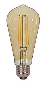 Satco S9585 LED Filament ST19 Amber