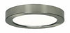 Satco S9349 LED Fixture 7 inch Flush Mount  - 13.5 Watt -  Round -  Brushed Nickel Finish