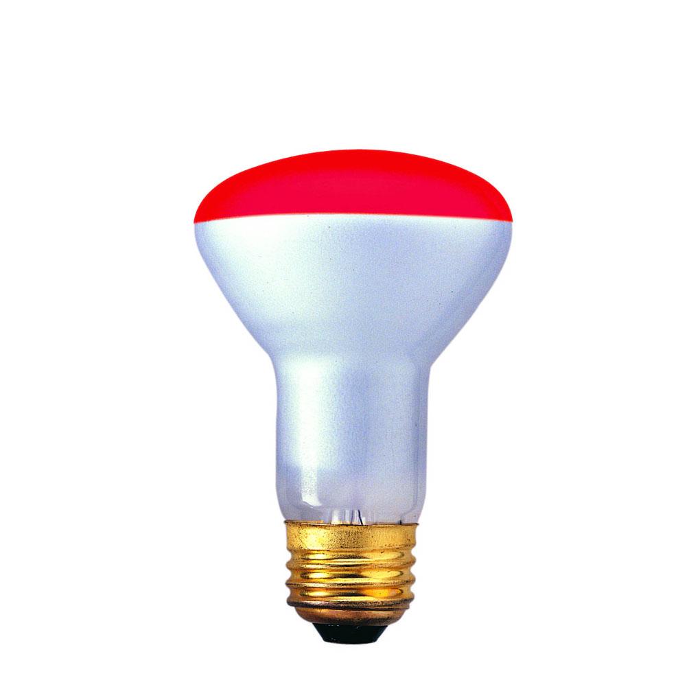 Bulbrite 227050 50 Watt R-20 Incandescent Red Reflector Wide Flood