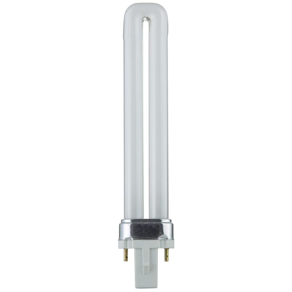 Plug-In - PL 2-Pin Single U-Shaped Twin Tube - 9 Watt - 530 Lumens  - Warm White - 2700 Kelvin