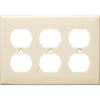 Morris Products 81433 Alm 3 Gang Duplex Recept