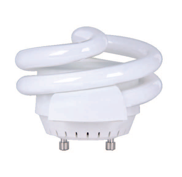 OhBulbs Compact Fluorescent MLS13GUSWW - Twist and Lock GU24 Base - 2700 Kelvin - 13 Watt - Pack of 2