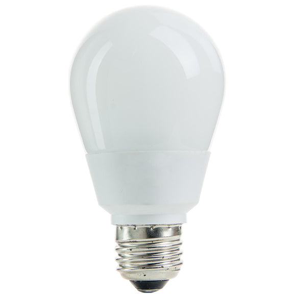 Compact Fluorescent - A Type - 9 Watt - 380 Lumens  - Daylight - 6500 Kelvin