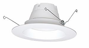 Satco S9314 - LED Downlight Retrofit - 5-6 Inch - 9 Watt - 4000 Kelvin - White Finish