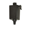 Nora Lighting NT-368B - Track Pendant Adapter (2" extension) - Black finish