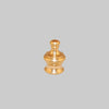 Kirks Lane-64683 - burnished & lacq. med pyramid knob 1/8-f