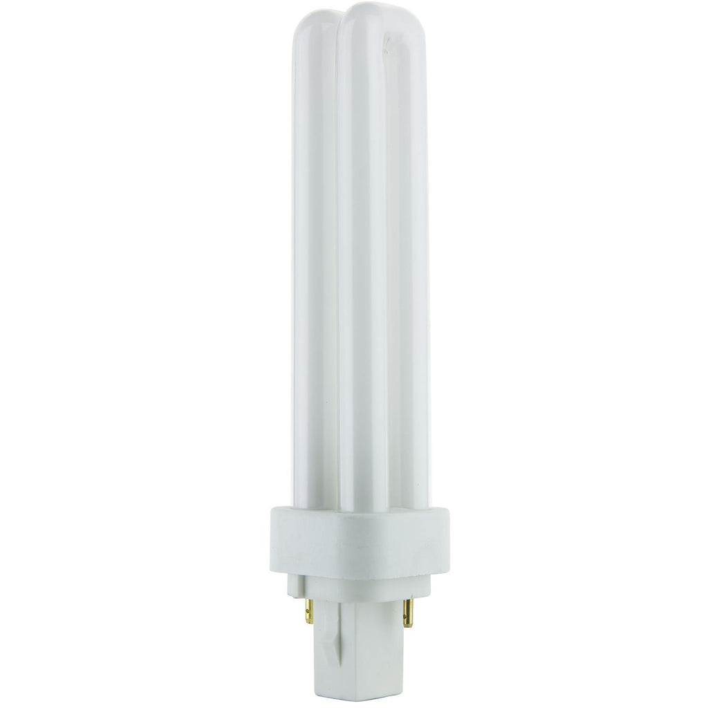 Plug-In - PLD 2-Pin Double U-Shaped Twin Tube - 18 Watt - 1080 Lumens  - Daylight - 6500 Kelvin