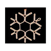 American Lighting HSM-SNOWF18 - Snowflake Holiday Outdoor Lighting Motif - Incandescent Rope Light -  Size: 18 Inch