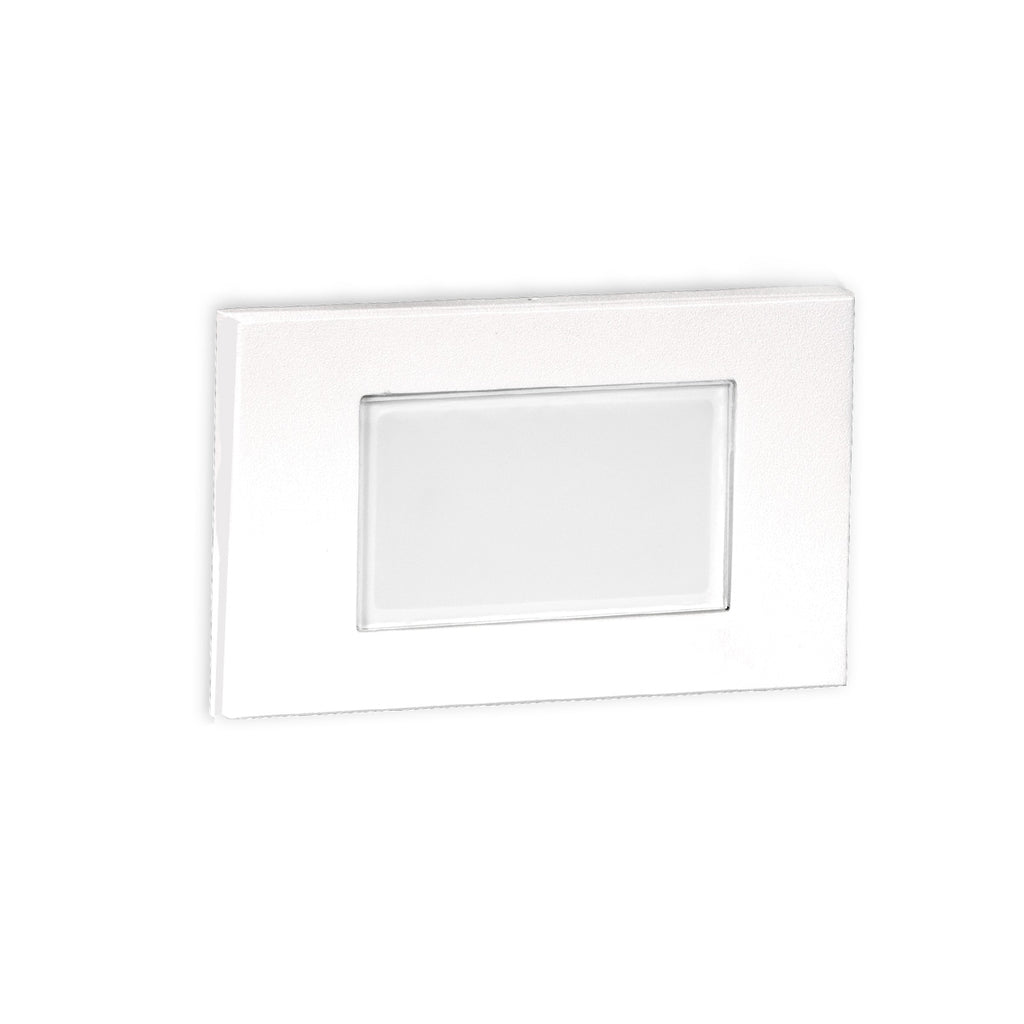 WAC 4071-30WT - 4071 9-15V Step And Wall Light - Rectangle - 2 Watt - 3000 Kelvin - 90 CRI - White Finish