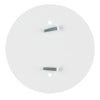 Westinghouse 7006400 White Outlet Concealer Holes Spaced 2 3/4 Inch Apart