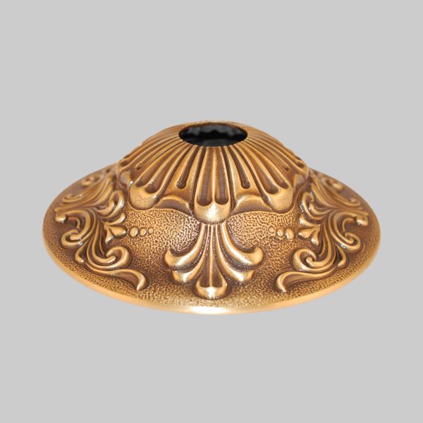 Kirks Lane-63388 - 5 1/2" cast antique br decoraive canopy